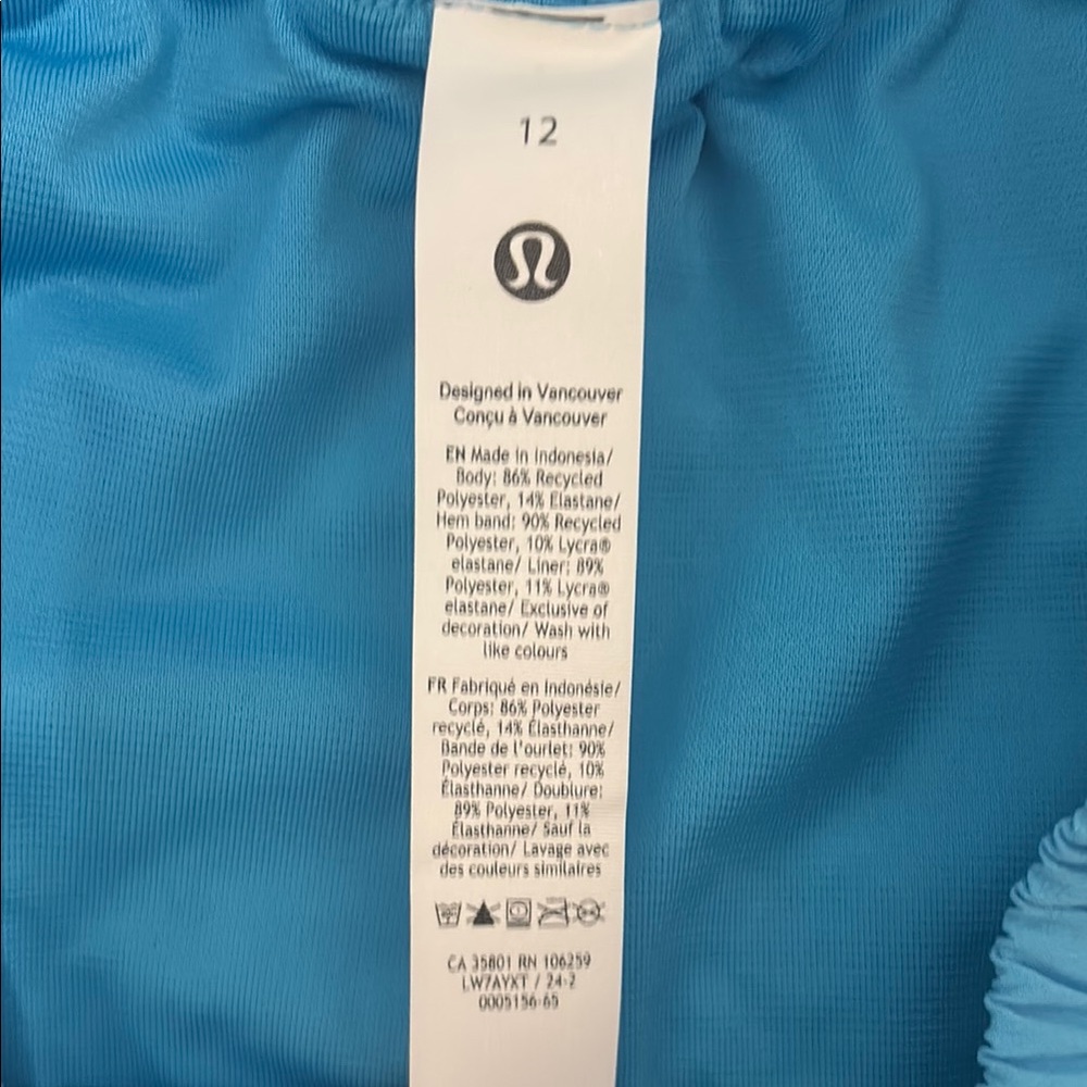 Blue lululemon shorts 4” - Picture 2 of 2